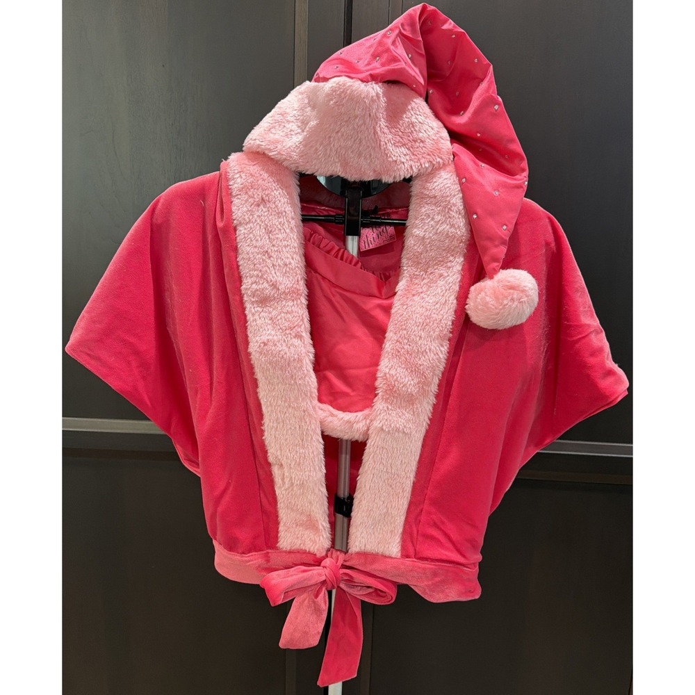 Vintage Victoria's‎ Secret Sexy Little Thing Santa Baby 3pc Cape Outfit Set M/L